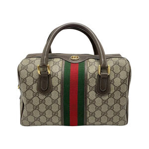 Gucci GG Sherry Boston Brown Handbag